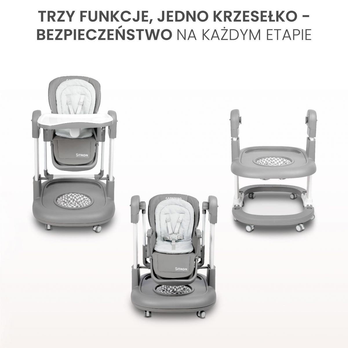 Дитячий стільчик Caretero Sitron 3 в 1