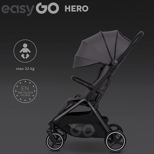 Коляска EasyGo Hero Ebony