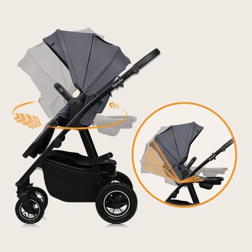 Коляска 2 в 1 Lionelo Amber Plus