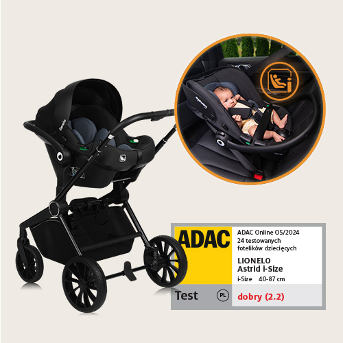 Коляска 3 в 1 Lionelo Mika Plus