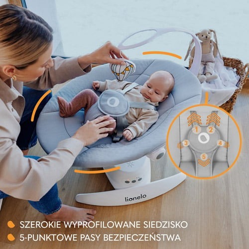 Дитячі електрокачелі Lionelo Iris
