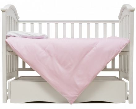 Сменная постель 3 эл. Twins Evo Лето 3068-A-017, white/pink