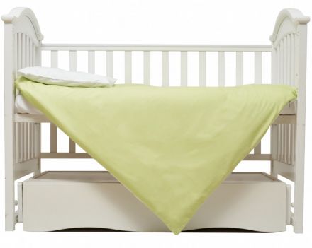 Сменная постель 3 эл. Twins Evo Лето 3068-A-018, white/green