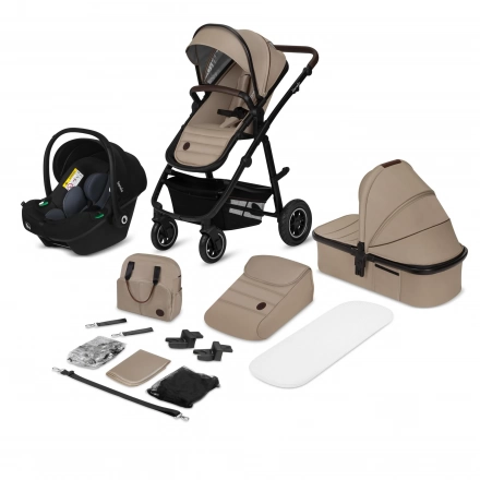 Детская коляска 3 в 1 Lionelo Amber Beige Sand