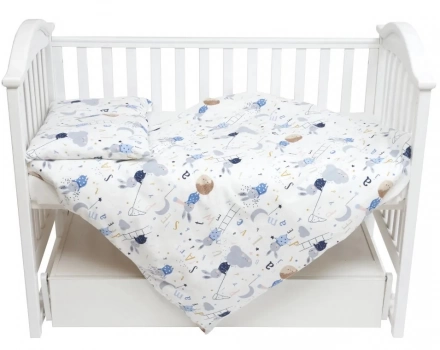 Сменная постель 3 эл. Twins Comfort Soft (фланель) 3010-TS-04R, rabbits blue