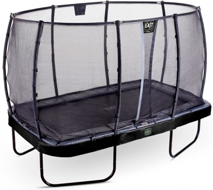 Батут EXIT Elegant Premium прямоугольный 214х366 cm black
