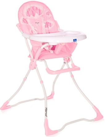 Детский стульчик для кормления Lorelli MARCEL Pink HEARTS