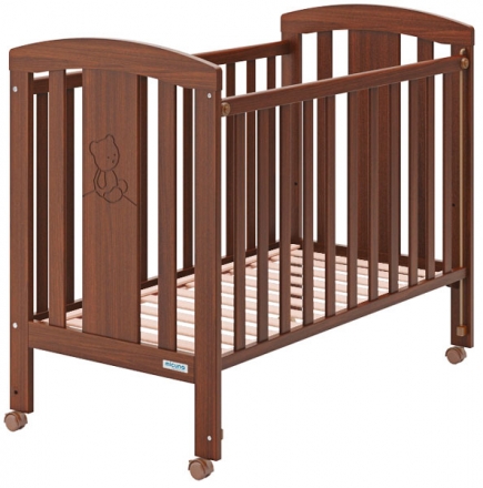 Детская кроватка Micuna Nicole Chocolate 120x60см МДФ/бук