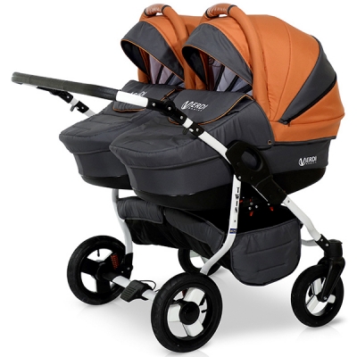 Детская коляска для двойни VERDI Twin 10