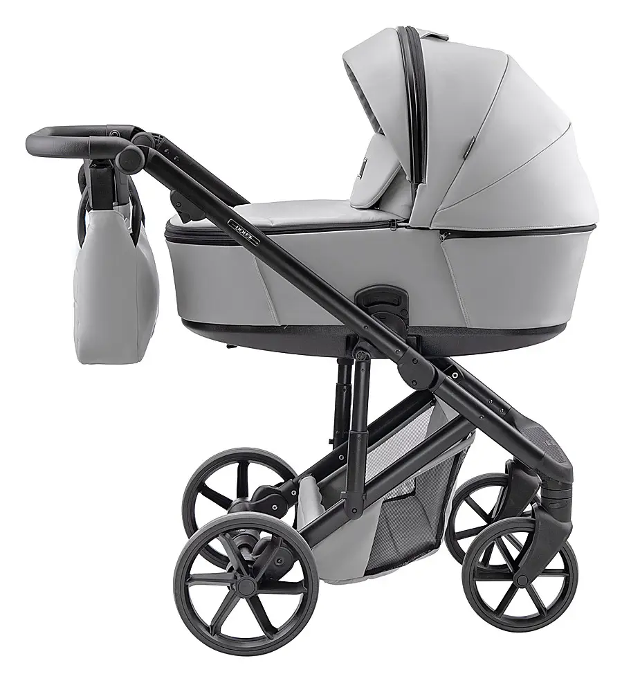 Коляска 2 в 1 Adamex Dolce Eco SA-3 светло-серый