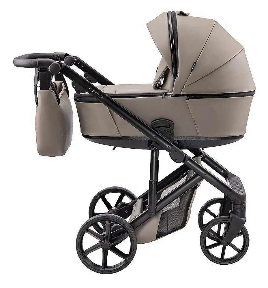 Коляска 2 в 1 Adamex Dolce Eco SA-9 темный капучино
