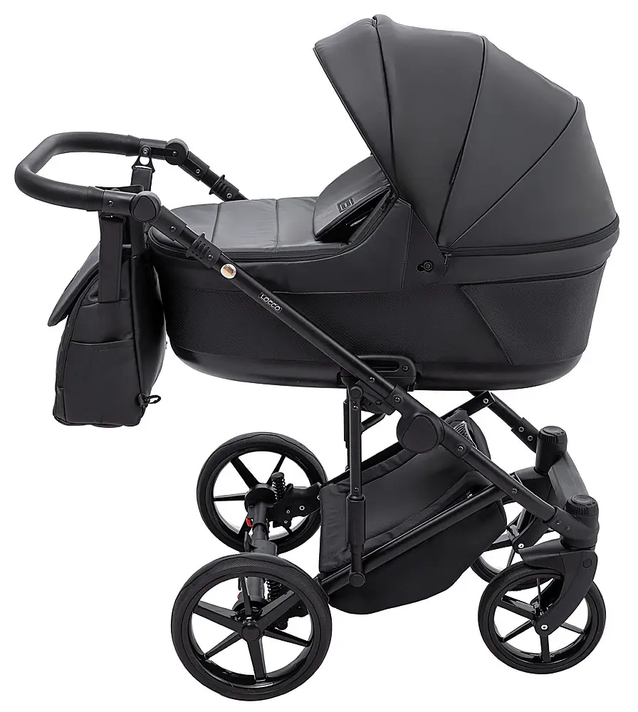 Коляска 2 в 1 Adamex Locco Eco SA-2 чорный