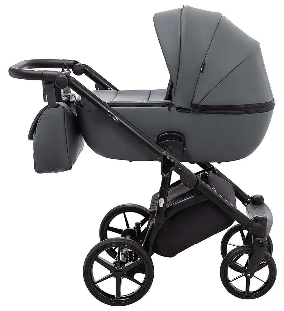 Детская коляска 2 в 1 Adamex Nola Eco SA-5 графит