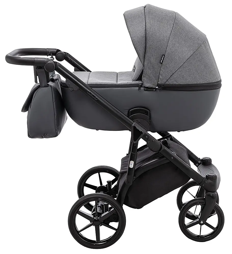 Детская коляска 2 в 1 Adamex Nola PS-58 графит