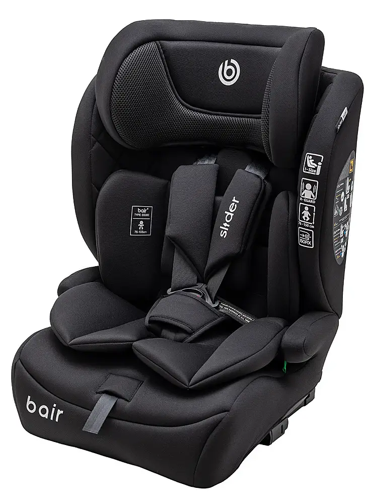 Автокресло Bair Slider i-size Iso-fix BS-01 total black