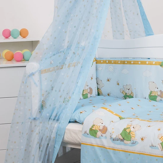 Балдахин Twins Comfort New 1051-C-111, Медуны голубые