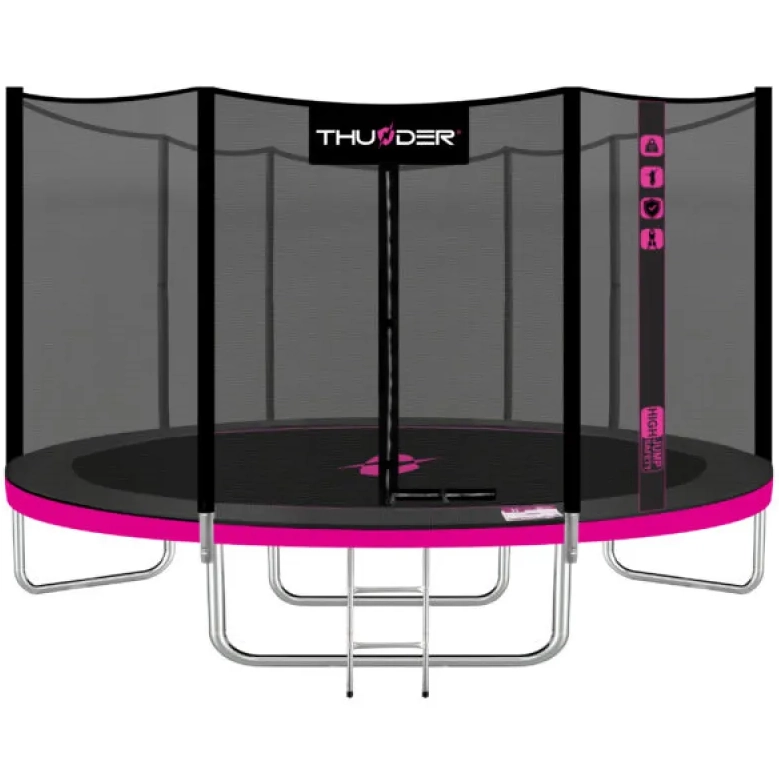 Батут THUNDER OUTSIDE PRO 14FT-427 см розовый