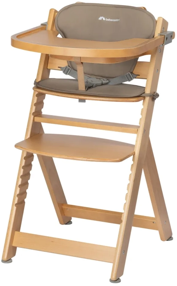 Стульчик для кормления с вкладышем BebeConfort Timba Natural Wood/Beige