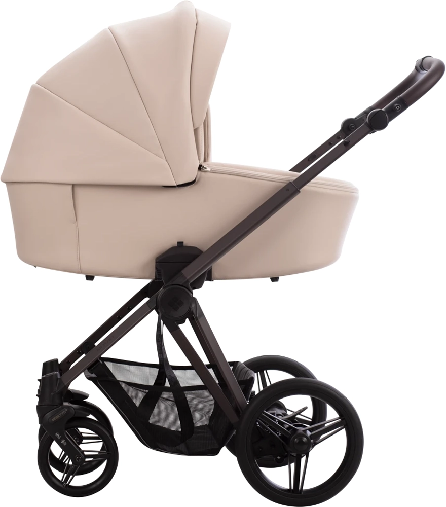 Коляска 2 в 1 Bebetto Nuvio PRO  02 Brown (капучино)