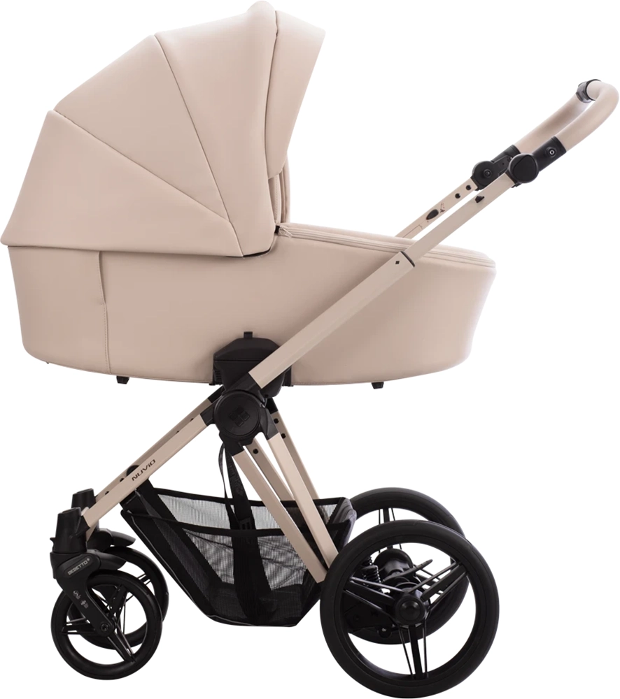 Коляска 2 в 1 Bebetto Nuvio PRO 02 Cream (капучино)