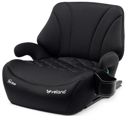 Бустер VELANO Gravo i-Size 125-150 см, ISOFIX + подстаканник, black