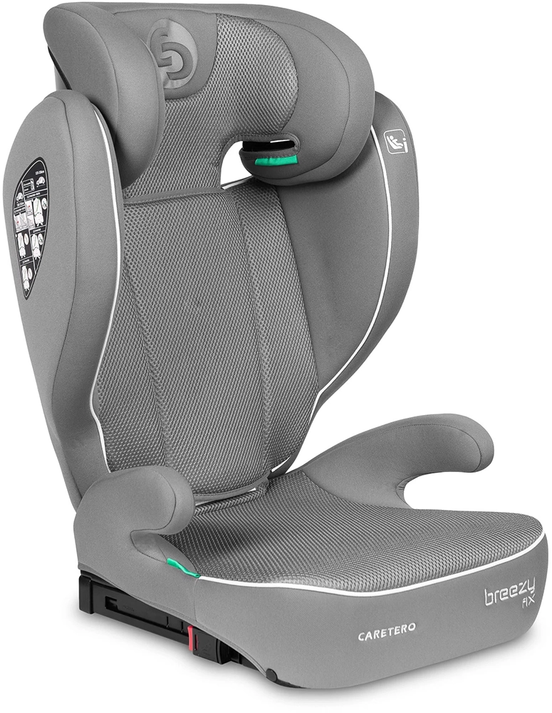 Автокресло Caretero Breezy Fix i-Size GREY (100-150 см)