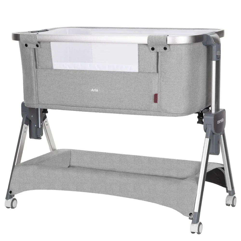 Приставная кроватка Carrello Aria CRL-16402 Silver Grey