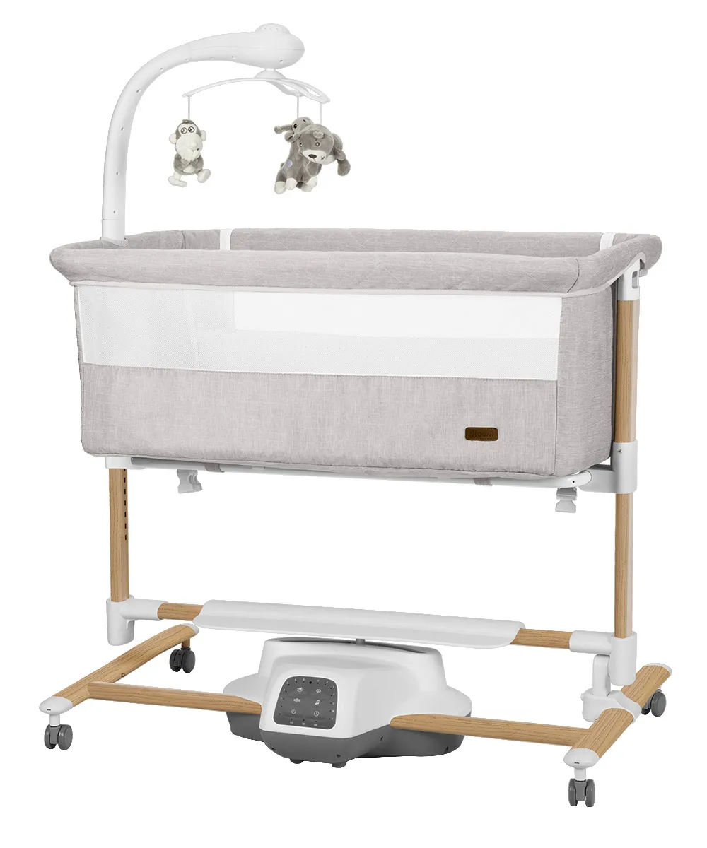 Приставная кроватка Carrello Bloom CRL-10304 Silk Beige Wooden