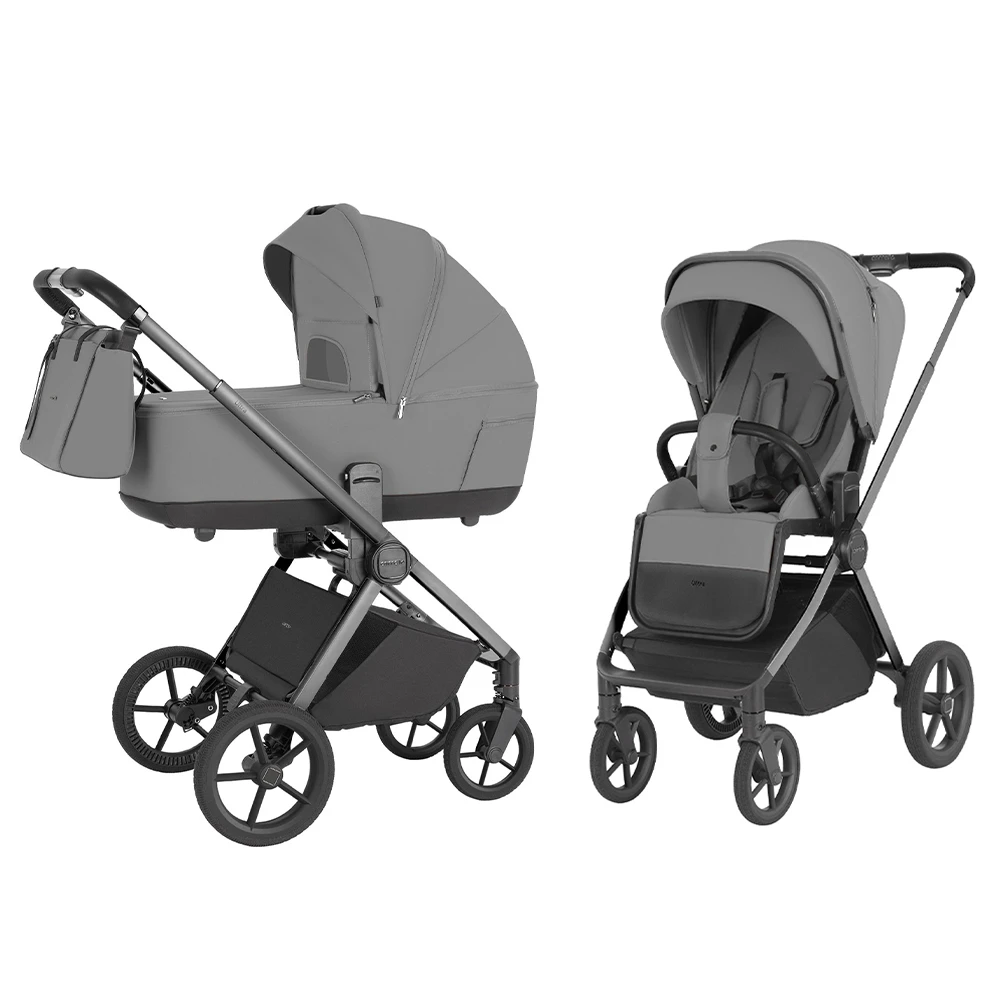 Коляска 2 в 1 CARRELLO Ultra CRL-6527 Silk Grey