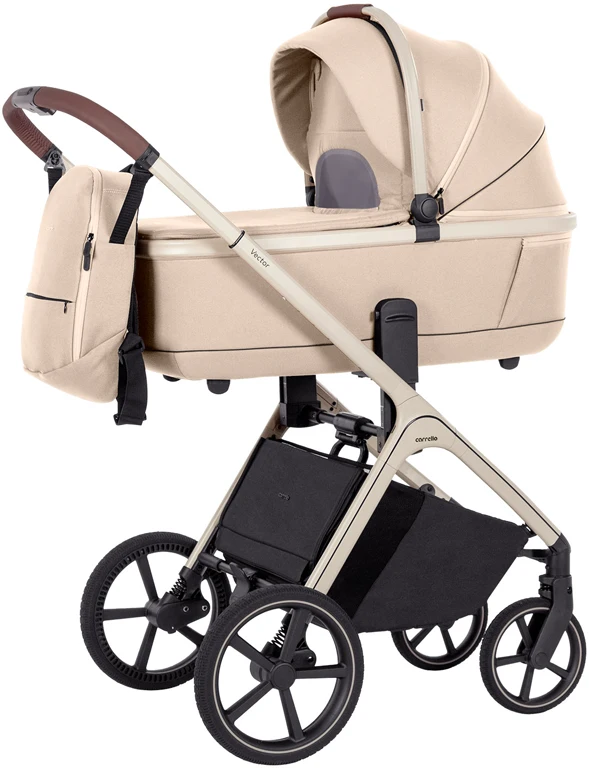 Коляска 2 в 1 CARRELLO Vector CRL-6550 Seashell Beige