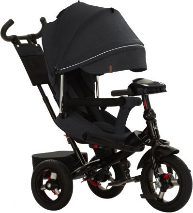 Детский трехколесный велосипед Tilly Impulse T-386/2 Темно-серый лен