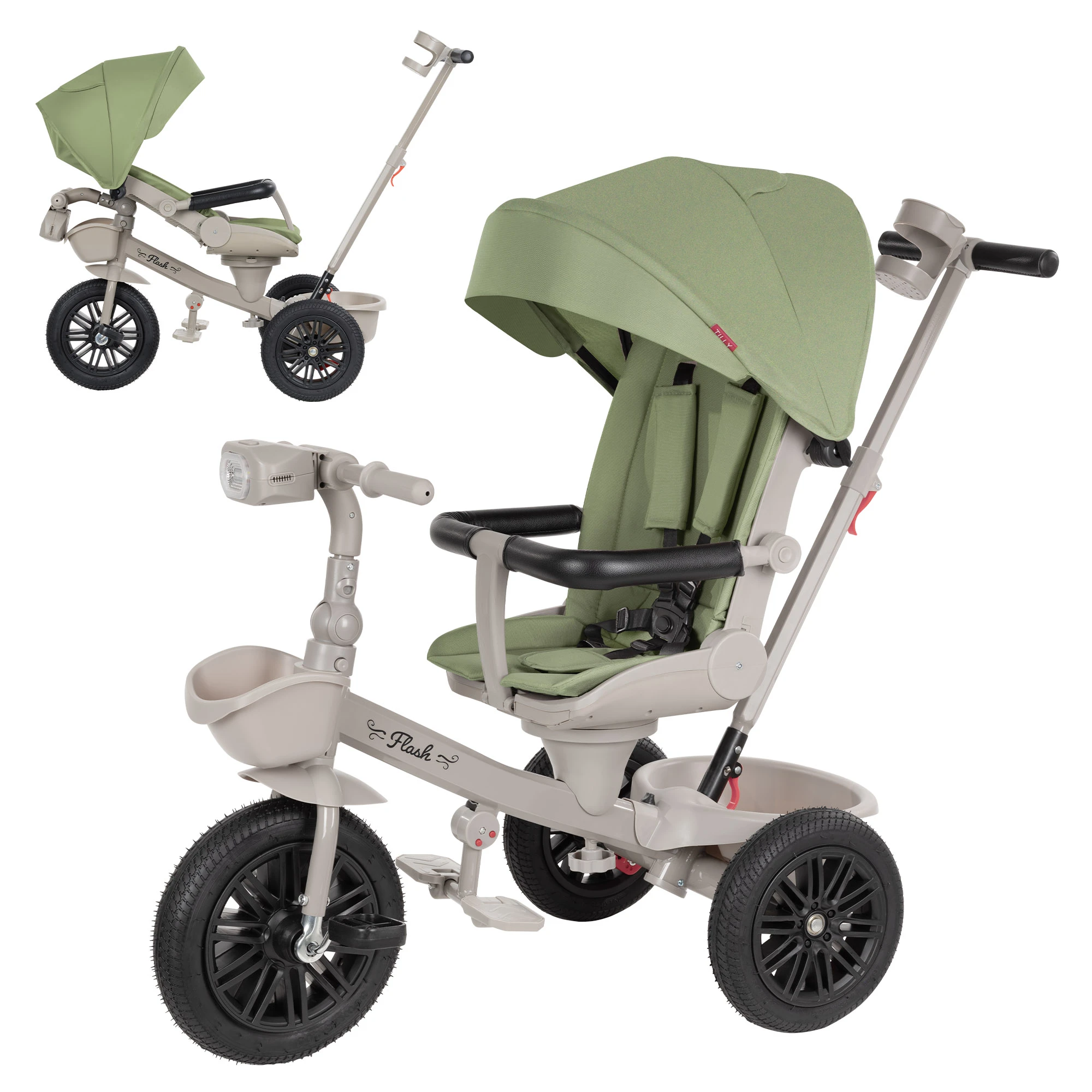 Детский велосипед TILLY FLASH T-3812 GREEN