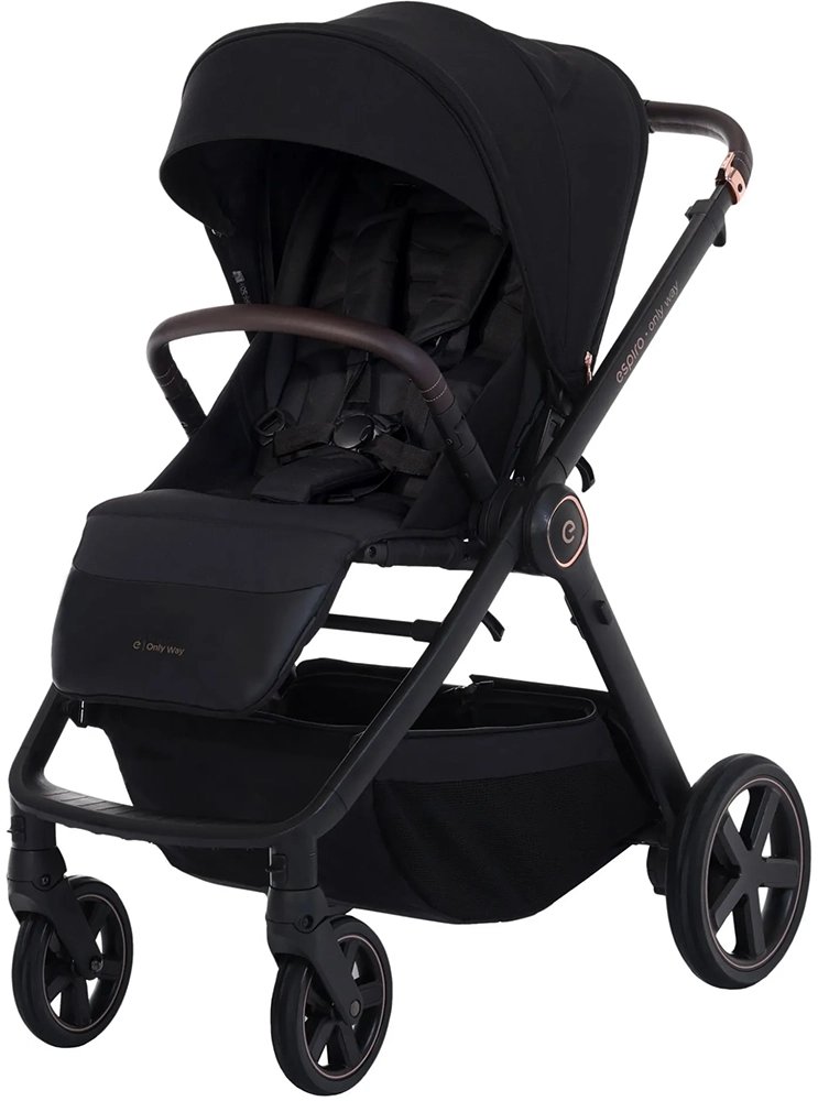 Детская прогулочная коляска Espiro Only Way 410 STYLISH BLACK