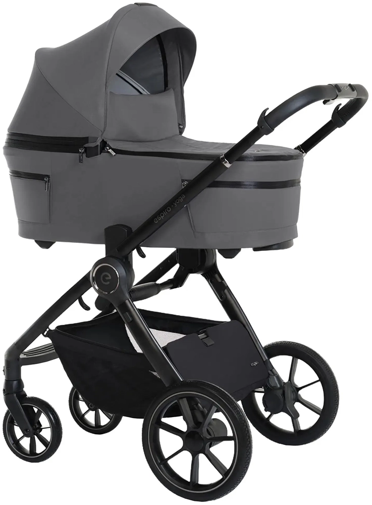 Детская коляска 2 в 1 Espiro Yoga 117 GRAY ZEN VOICE