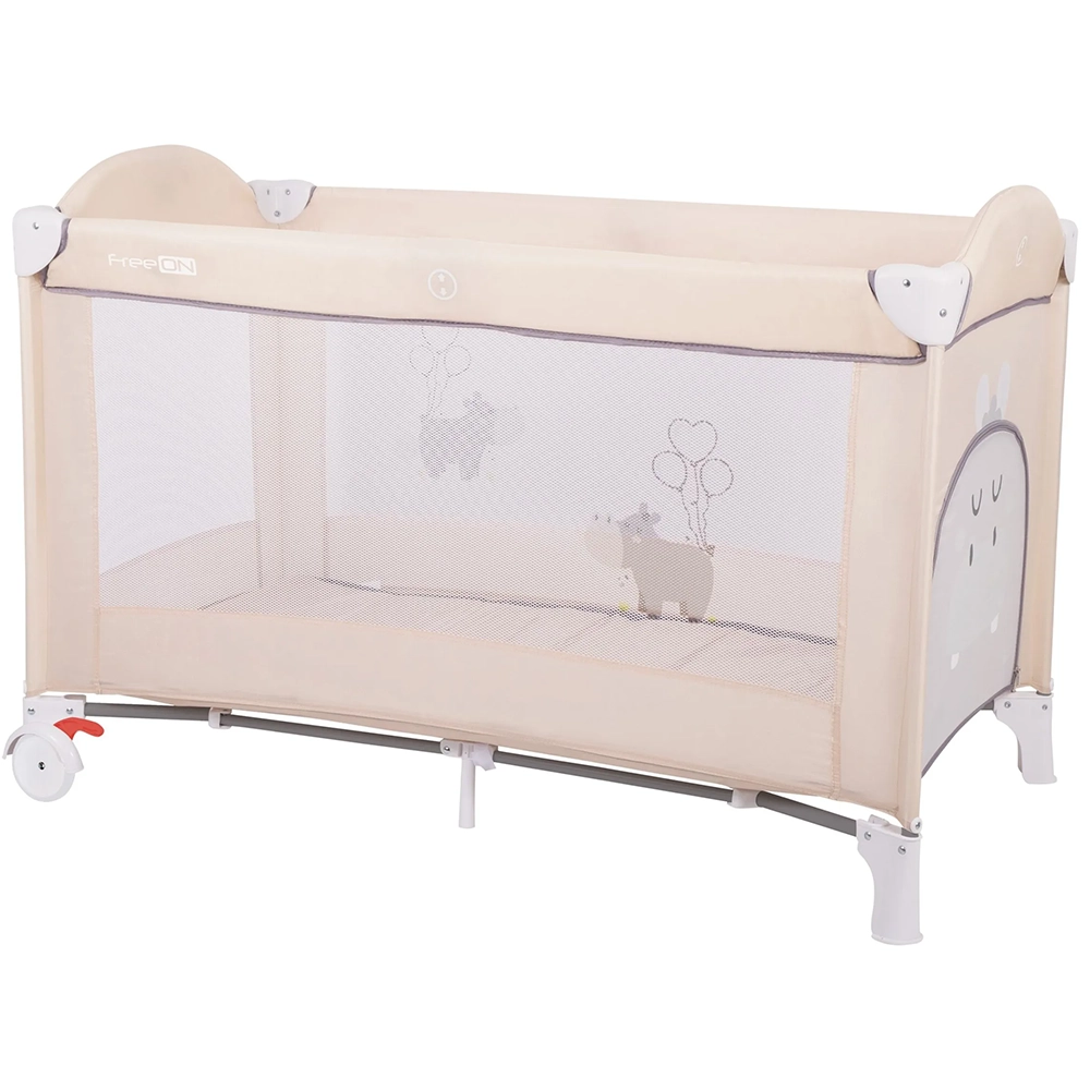Манеж FreeON Balloon hippo Beige