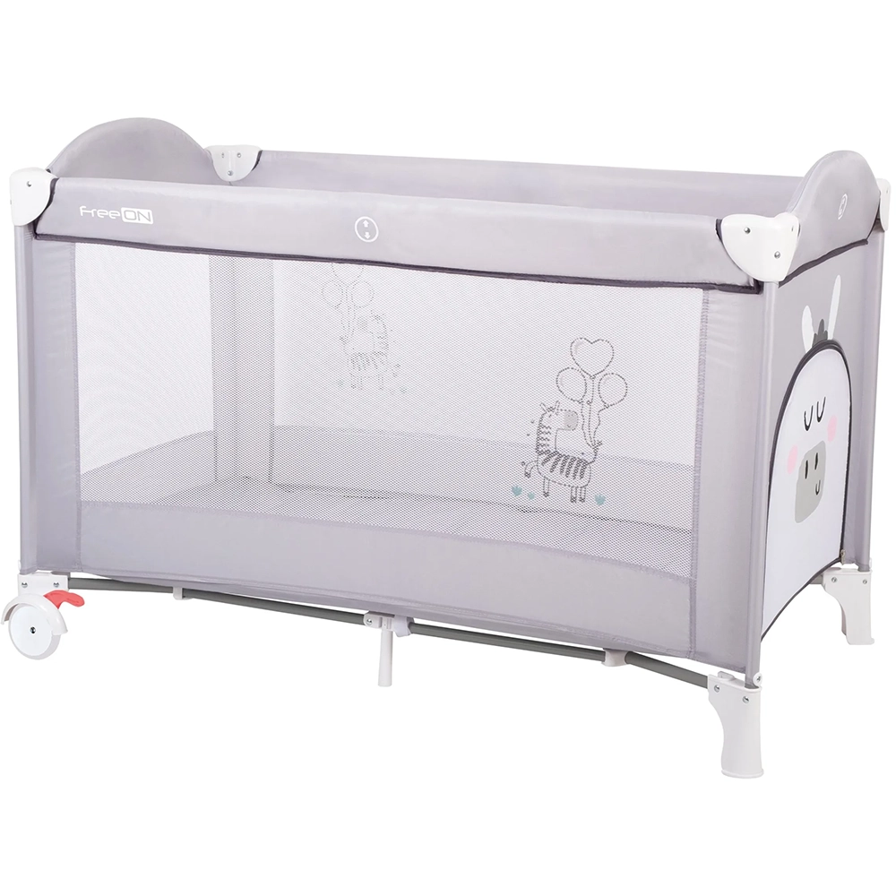 Манеж FreeON Balloon zebra Grey