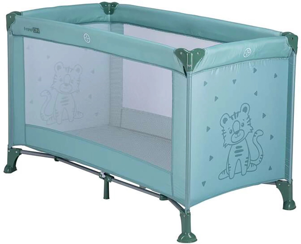 Кровать-манеж детская FreeON Cot Nap, green