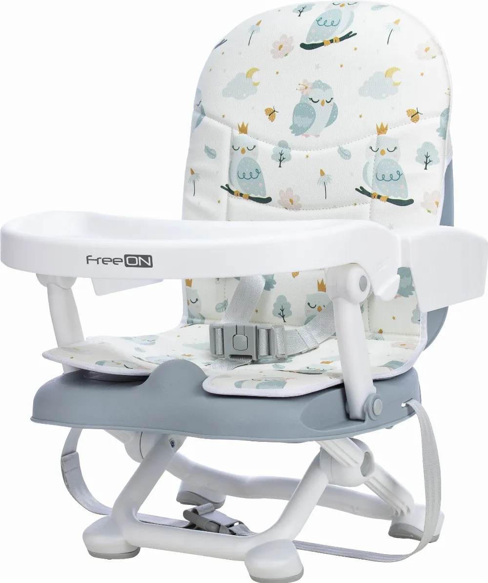 Портативный стульчик для кормления FreeON LevI, white owl