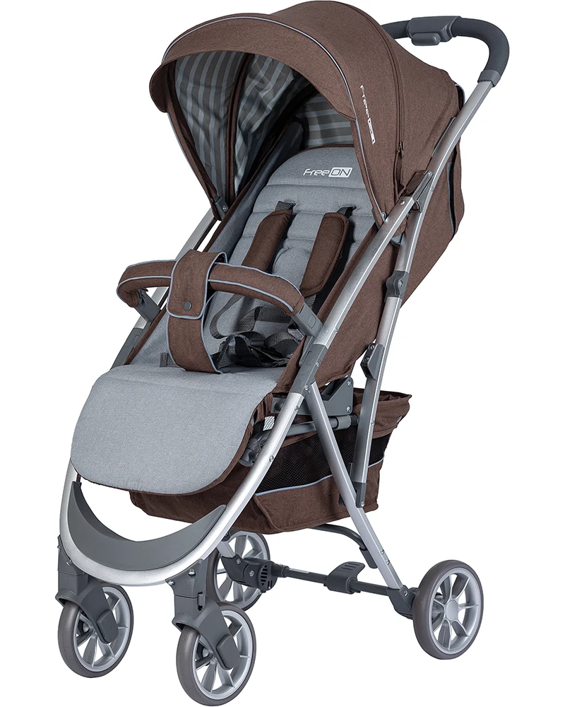 Прогулочная коляска FreeON LUX Brown