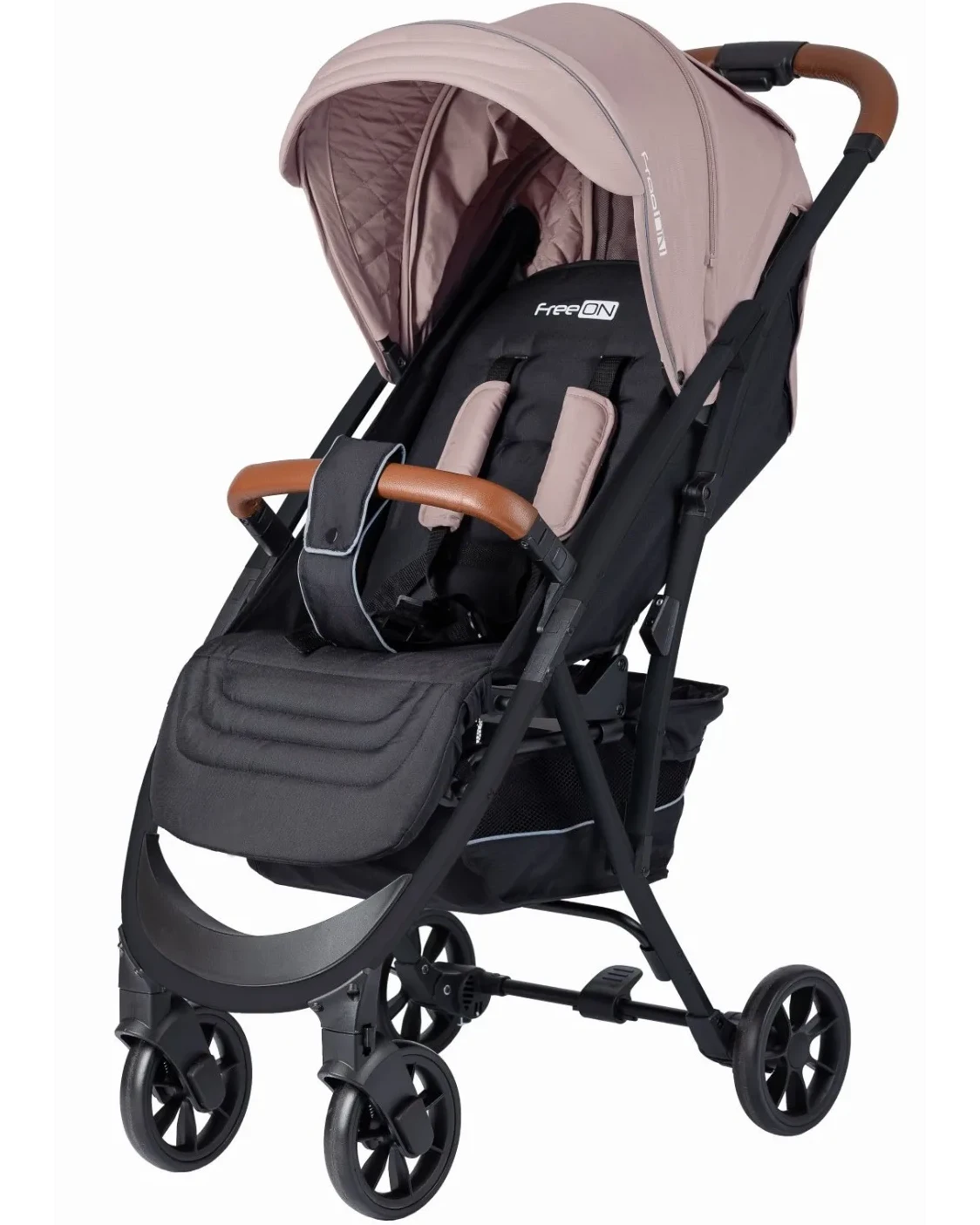 Прогулочная коляска FreeON LUX Premium Beige-Black