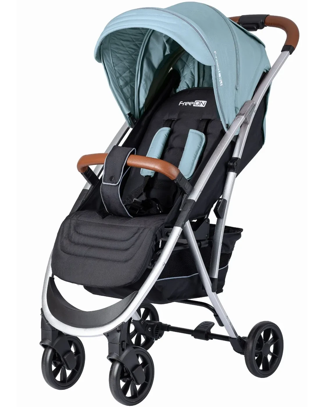 Прогулочная коляска FreeON LUX Premium Blue-Black