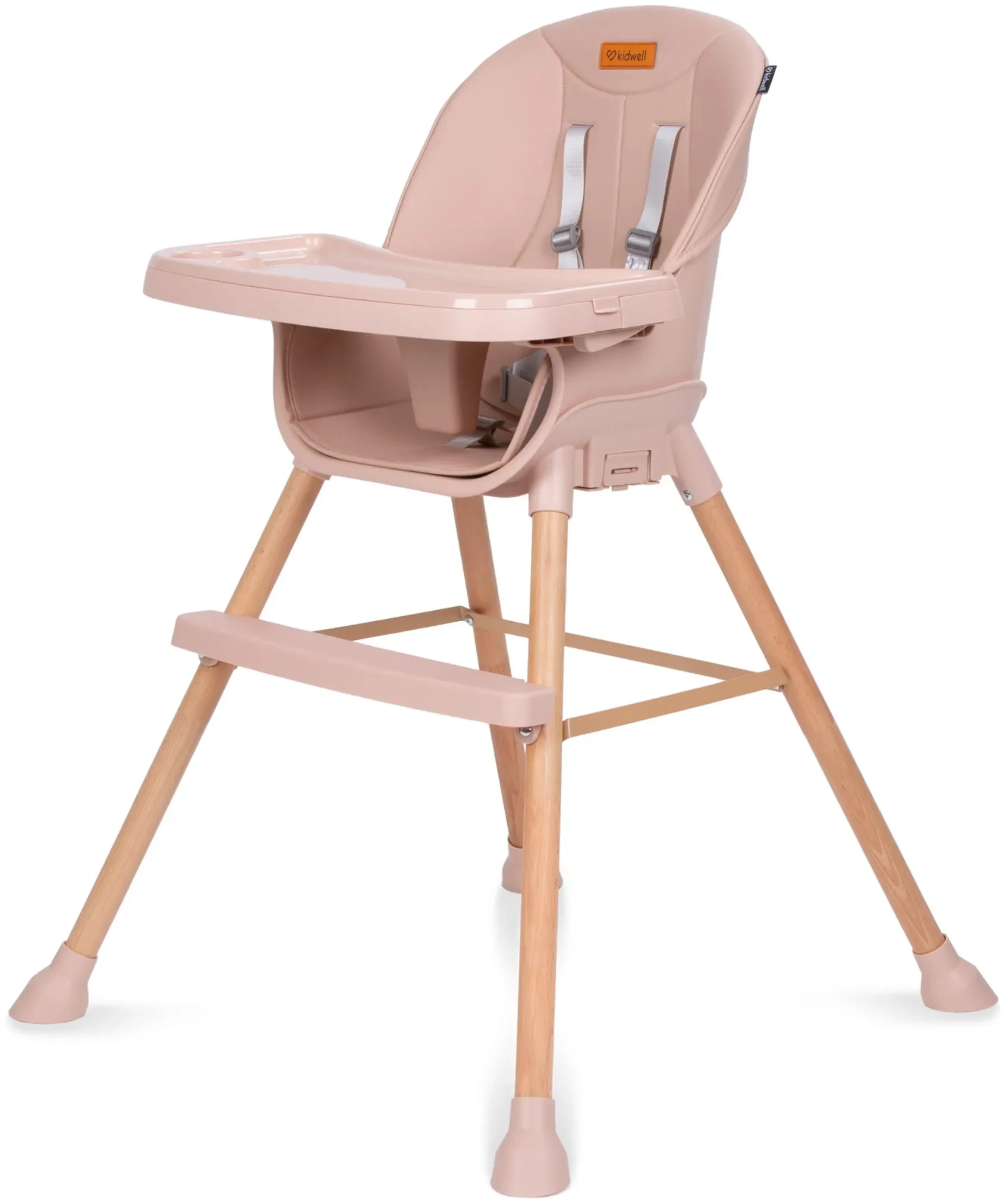 Стульчик для кормления Kidwell Eatan WOOD pink