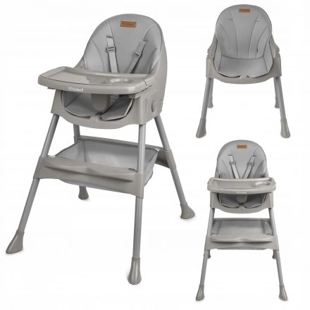 Стульчик для кормления Kidwell TINTO gray