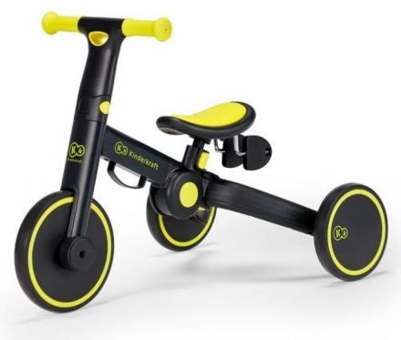 Детский трехколесный велосипед 3 в 1 Kinderkraft 4TRIKE Black Volt