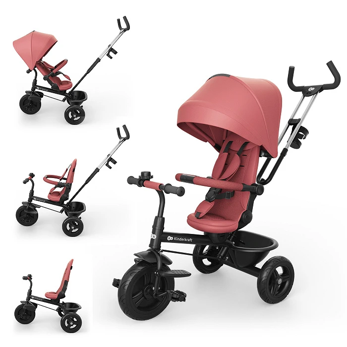 Трехколесный велосипед Kinderkraft Aston 2 Plus Pink