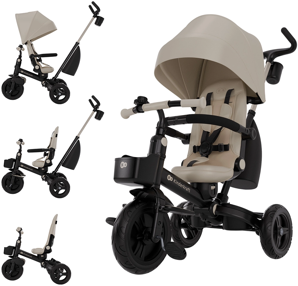 Трехколесный велосипед Kinderkraft Aveo 2 Plus Beige