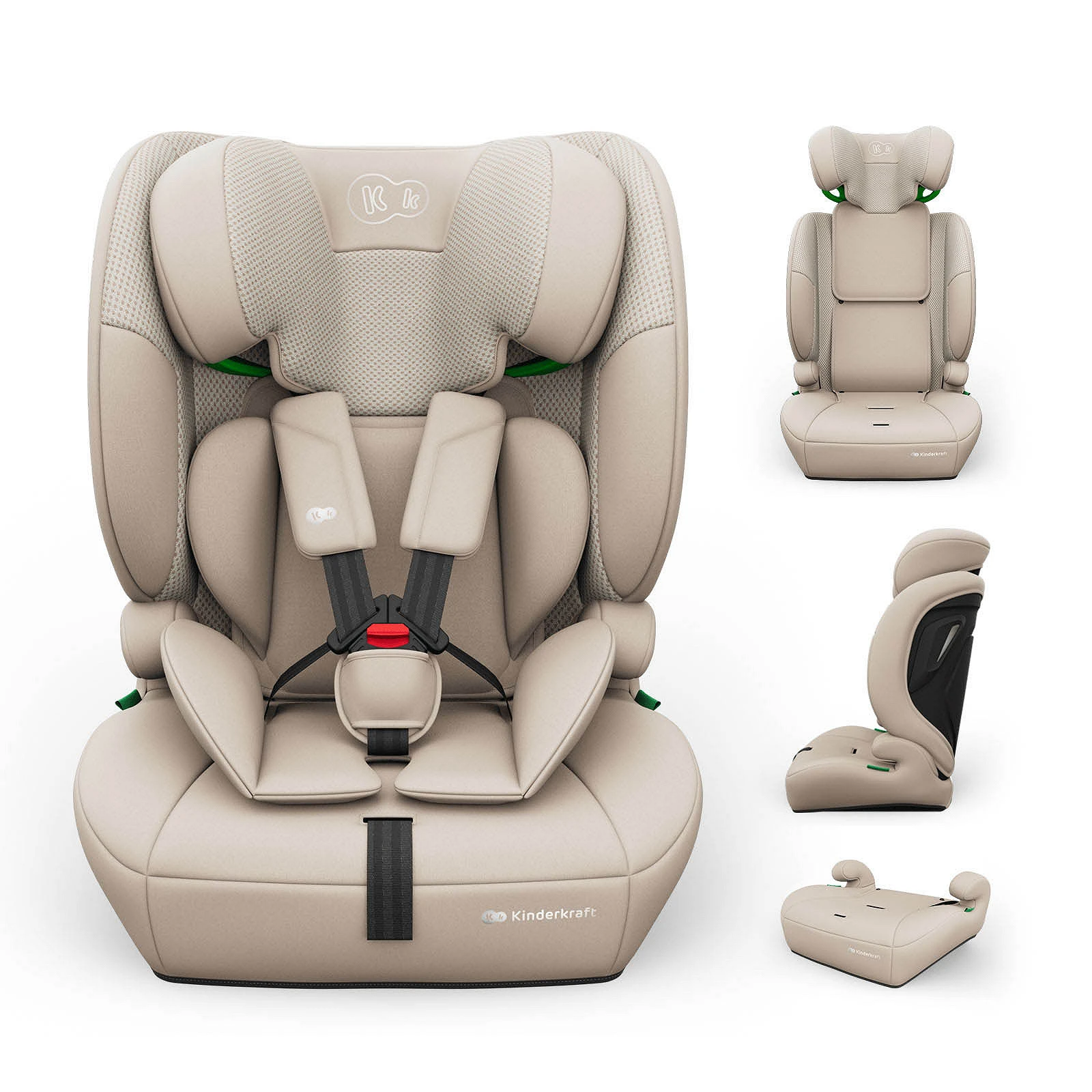 Автокресло Kinderkraft Comfort Up 2 Plus i-Size Beige