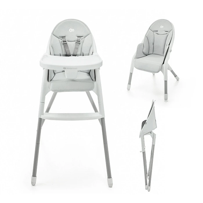 Стульчик для кормления Kinderkraft Dinnly Grey