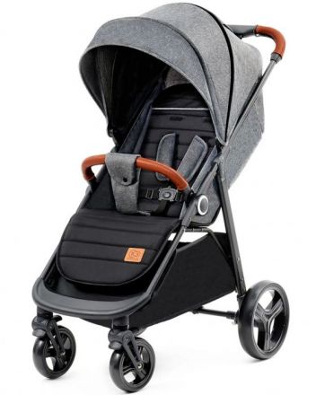 Детская прогулочная коляска Kinderkraft Grande Plus Grey