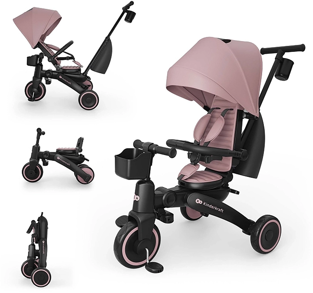Трехколесный велосипед Kinderkraft Jazz 3 Pink